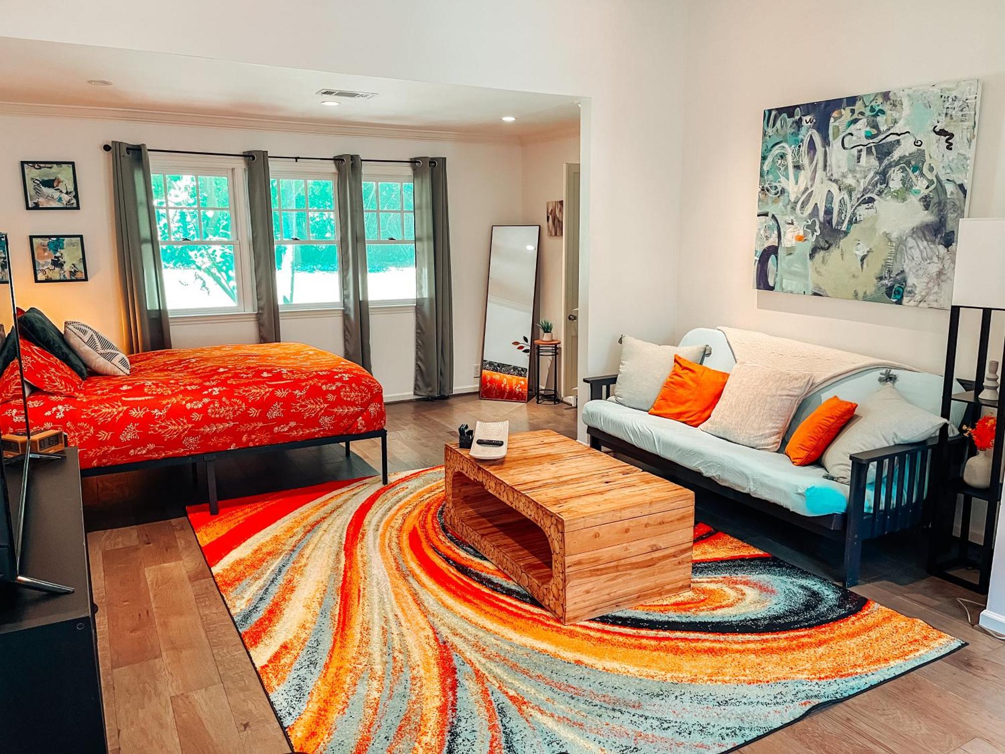 Cozy Guest House Studio Apartment Greensboro Buitenkant foto